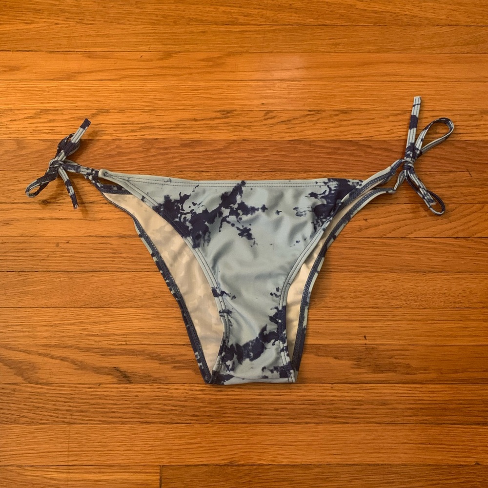 Blue Tie-dye Bikini Bottoms